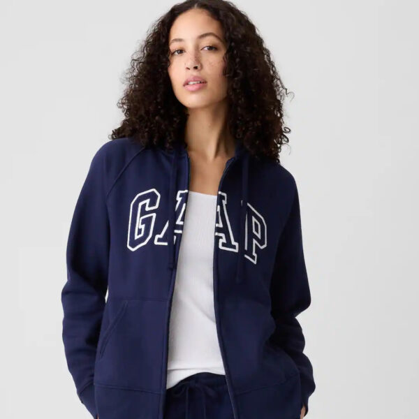 Gap logo hoodie - blusa de moletom com zíper